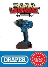 Image of Draper 89519 Draper Storm Force® 20V 1/2" Impact Wrench (250Nm) - Bare -B250-