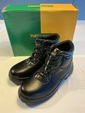 Image of Tuffsafe Chukka Safety Boots Black Size 6 Steel Toe Cap BNIB