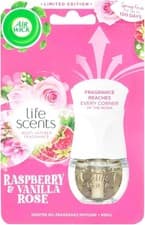 Image of 2 x Air Wick Electrical Kit +19ml Refill Scented Oil Raspberry Vanilla Rose