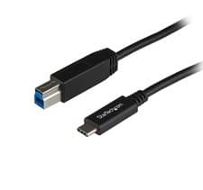 Image of StarTech.com USB C to USB B Printer Cable - 1m / 3 ft - Superspeed - USB 3.1 - 1
