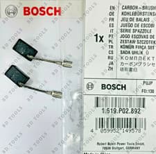 Image of 2X Genuine Bosch Carbon Brushes 1619P02892 GWS7-100 GWS7-115 Angle Grinder