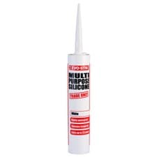Image of Evo-Stik 483439 Multipurpose Silicone Sealant White C20 310ml