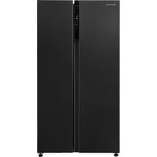 Image of Russell Hobbs RH90AFF201DI 91cm Frost Free American Fridge Freezer Black Steel