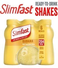 Image of SlimFast Banana Meal Replacement Shakes Weight Loss Diet Milkshake Drink 18 btls
