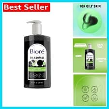 Image of Gentle 200ml Charcoal Cleanser by Biore - Cleanses & Smoothens Oily Skin