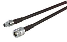 Image of SMA RP Male to N Female LMR-600 Times Microwave Coaxial Cable Assembly Helium