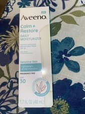 Image of Aveeno Calm + Restore Daily Moisturizer SPF30 1.7 fl.oz Exp 04/26