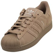 Image of adidas Superstar Ii Unisex Fashion Trainers in Chalky Brown - 8.5 UK