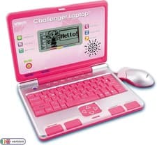 Image of VTech Challenger laptop, Pink, Ages 4 Years +