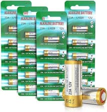 Image of 23A 12V Alkaline Batteries A23S MN21/23 L1028 A23 12V Battery 20 Piece 【3 Years