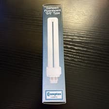 Image of 10 x 26W Crompton G24q-3, 4 pin, 840 Low Energy CFL Light Bulb PL Lamp