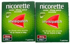 Image of Nicorette Invisipatch Step 1 25mg Stop Smoking Aid 14 patches