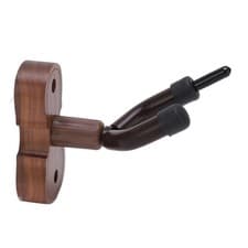 Image of Violin Wall Mount Black Walnut Violins Holder With Bow Hooks For Studio