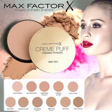 Image of Max Factor Creme Puff Pressed face Powder Compact foundation 14g all shades