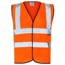 Image of Hi Viz Vest High Vis Safety | YELLOW ORANGE | EN471 Waistcoat Visibility Jacket