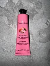 Image of Crabtree & Evelyn Hand Therapy Hand Cream - Pear & Pink Magnolia - 25g