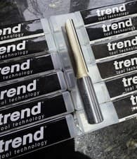 Image of BR01X1/2TC - Trend 1/2" TCT Two Flute Straight Worktop Router Cutter 12.7 x 50mm
