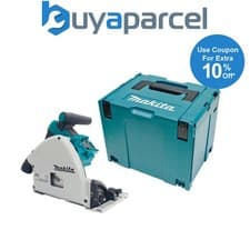 Image of Makita DSP600ZJ 36v Twin 18v Brushless Plunge Cut Circular Saw 165mm Bare Unit