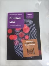 Image of Criminal Law Textbook Twelfth Edition by Jonathon Herring