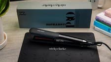 Image of Nicky Clarke Infrared Pro Hair Straighteners - Black (NSS901). BNIB.