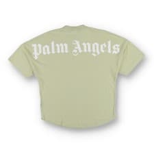 Image of Palm Angels Mint Green Classic Back Logo Oversized T-Shirt | Sz M FW22 RRP $345