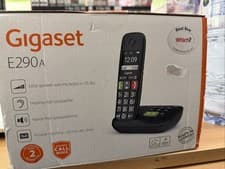 Image of Gigaset E290A SINGLE Allrounder Big Button Cordless Home Phone DECT-phone, black