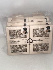 Image of Kitsch The Satin Scrunchie For Textured/Straight Hair, 5 pcs Leopard - 6 Packs