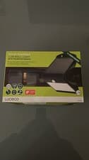 Image of Luceco Solar Powered LED Outdoor Wall Light with PIR Motion Sensor Security