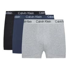 Image of CALVIN KLEIN MENS BOXER SHORTS - 3 PACK - BRAND NEW CK- ALL SIZES Free Shipping 