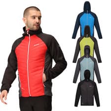 Image of Regatta Andreson VII Mens Hooded Hybrid Lightweight Insulated Jacket RRP £70