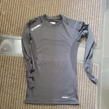 Image of Sondico Baselayer Lycra Long Sleeved Sports Top new. Size Uk meduim black