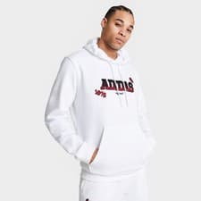Image of Mens Adidas Originals White Gradient Hoodie XS, S,M,L,XL,XXL