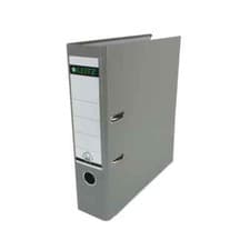 Image of Leitz 180 Lever Arch File Poly 80mm A4 Grey (Pack of 10) 10101085