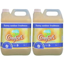 Image of 2 x Comfort Liquid Fabric Conditioner Laundry Softener Concentrate Sunshine 5L