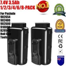 Image of 2X 7.4V 4.0Ah Li-ion Battery for Paslode 902654 902600 B20543A Cordless Tools