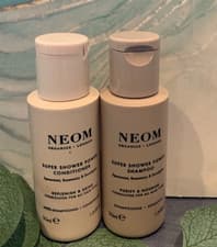 Image of NEOM Mini Duo ~ Super Shower Power Shampoo & Conditioner 50ml x2 ✈️ Travel Size