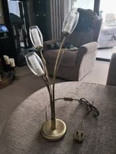 Image of Top Quality Brushed Gold Table Lamp