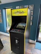 Image of Pac- Man Themed Upright Arcade Machine - Retro Arcade 180cm High