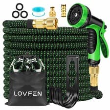 Image of 25/50/75/100/150ft Expandable Flexible Garden Water Hose + 10 Function Sprayer