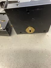 Image of union rim lock 4" 1139 rh 2 LOCKS SOME MARKS ON LOCKS BUT NEW