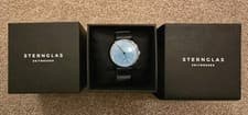 Image of Brand New Sternglas Lumatik 38mm Automatic with Blue Nylon Strap