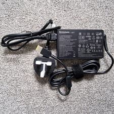 Image of Genuine Slim travel-size Lenovo ThinkPad 65W Slim AC power Adapter with UK plug