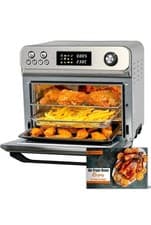 Image of ® 24L Air Fryer Oven with Rotisserie Large XXL Digital Knob 1800W 10 in 1 Airfry