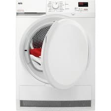 Image of AEG TR708L0B Heat Pump Tumble Dryer 8 kg White A++ Rated