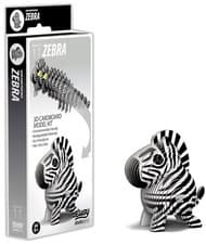 Image of Eugy 3D Zebra Model Cardboard Craft Kit No 011