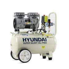 Image of Hyundai HY7524 5.2CFM, 1HP, 24 Litre Oil Free Silenced Air Compressor