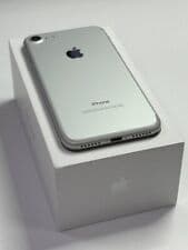 Image of New Boxed Apple iPhone 7 32GB Silver Unlocked Smartphone 100% Battery Health A++