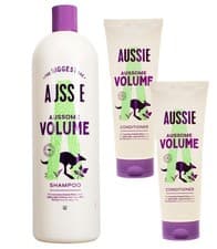 Image of Aussie Aussome Volume Hair Shampoo 675ml & Conditioner 2x 200ml Conditioner