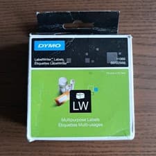 Image of Original Dymo 11355 Multi Purpose 19mm x 51mm Label Roll (S0722550) Genuine New