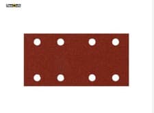 Image of Flexovit 93mm x 185mm Sanding Sheets Aluminium Oxide 50 Grit Pack of 6 Sheets
